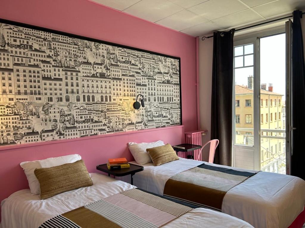 Hotel De La Croix-Rousse Lyon Eksteriør bilde